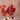 dried rose hips, natural red, 4 stems, 40cm