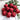 red artificial roses