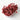 preserved hydrangea petal, red, 8g