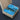 Short Stems of Dried Baby's Breath Crafting Box, Blue, 50 Stems