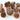 dried fruit mini pine cones natural brown