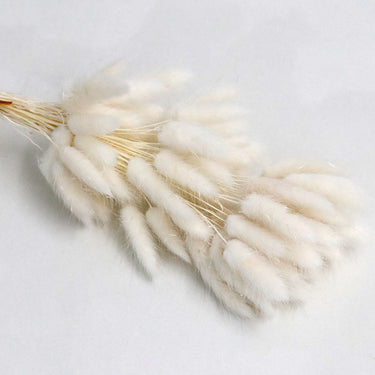 Bunny Tails, White, 1 Bunch 60 items